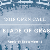 A Blade of Grass 2018 Fellowship for Socially Engaged Art