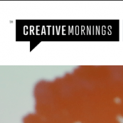 Creative Mornings Breakfast Lecture with Sara Zia Ebrahimi