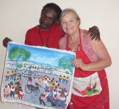 Artist Patricia Goodrich Here and Haiti!