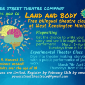 Free Adult Theatre Classes at Power Street Theatre