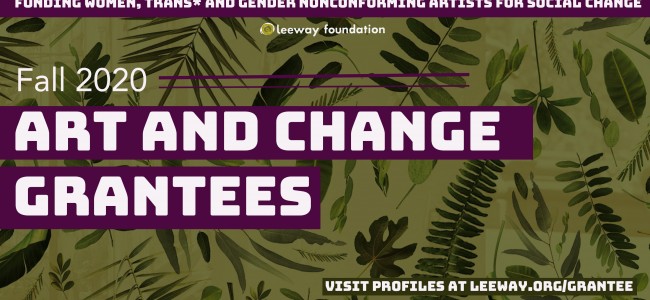Introducing the Fall 2020 Art and Change Grantees
